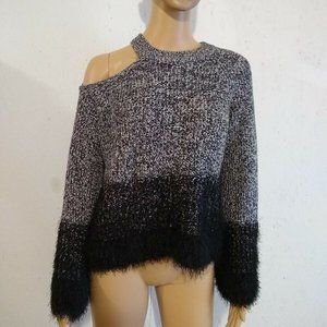 NWT 1.State Sweater With Peekaboo Shoulders Size S